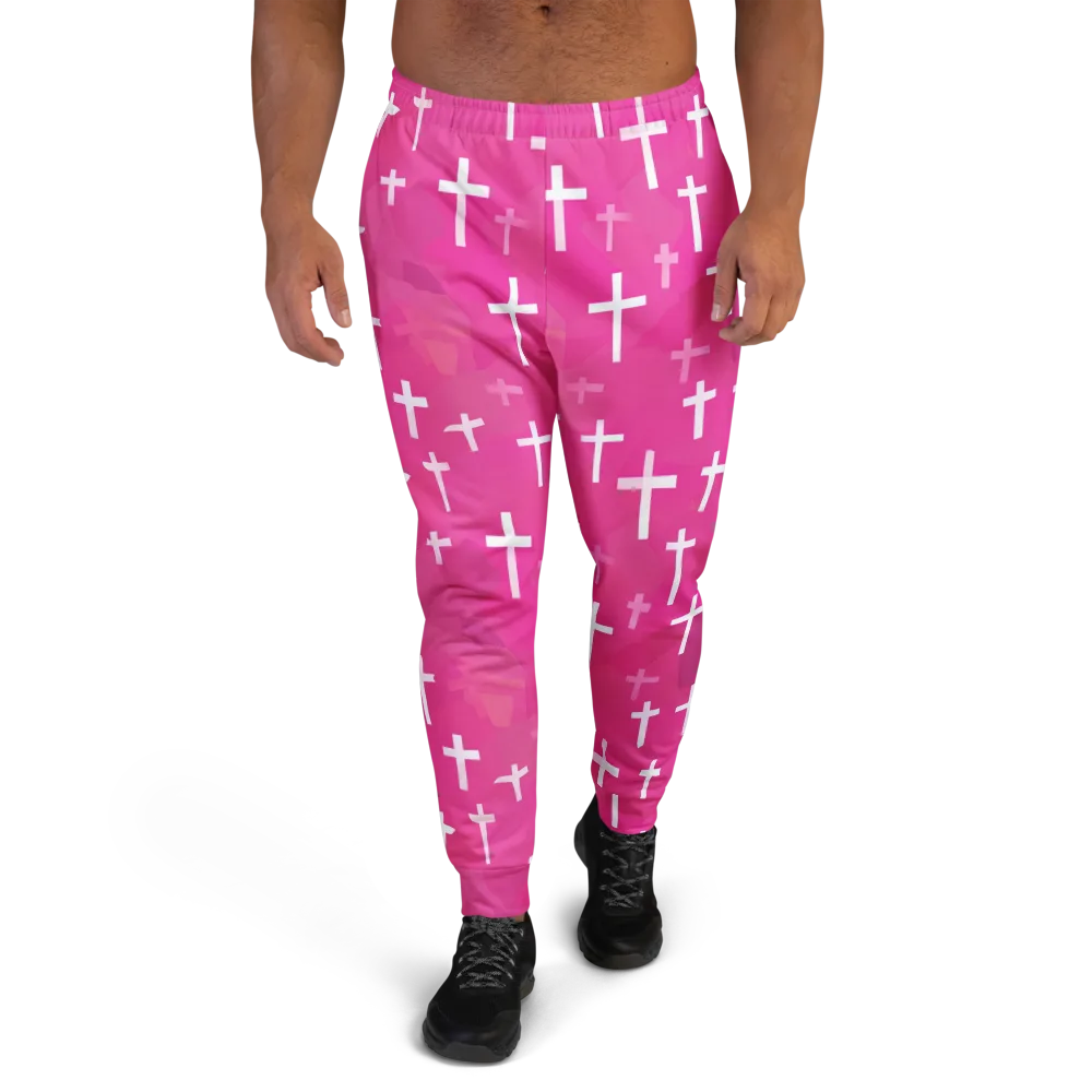 Neon Chapel on Men's Joggers — Front