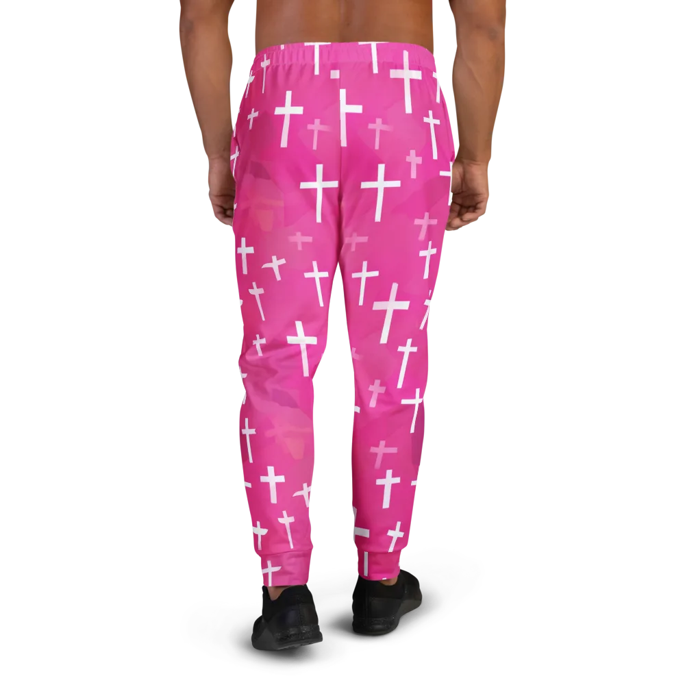 Neon Chapel on Men's Joggers — Back