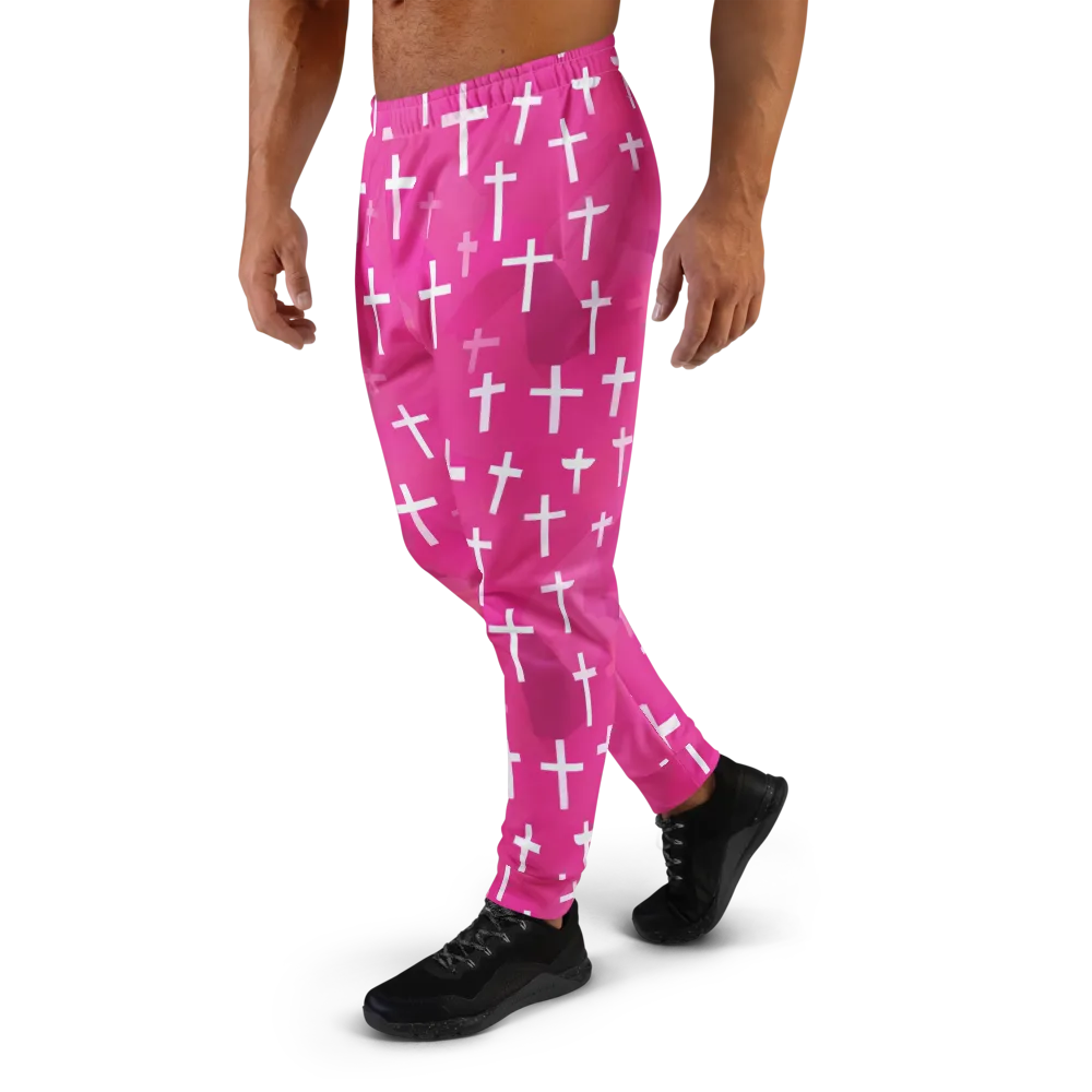 Neon Chapel on Men's Joggers — Left