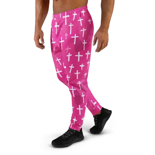 Neon Chapel on a Men's Joggers