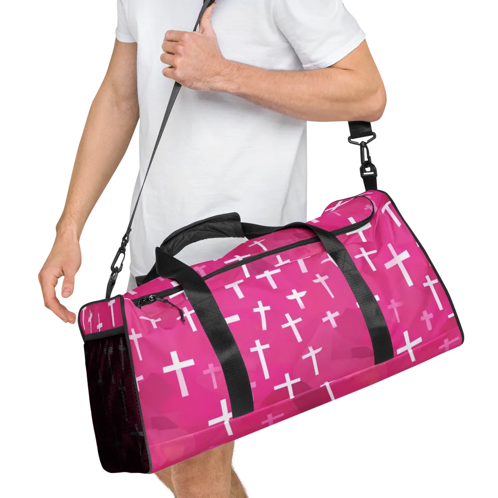 Neon Chapel on Duffle Bag — Right Front