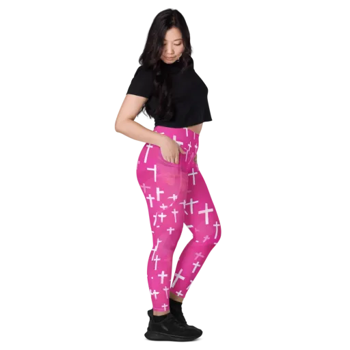 Neon Chapel on a Leggings with Pockets