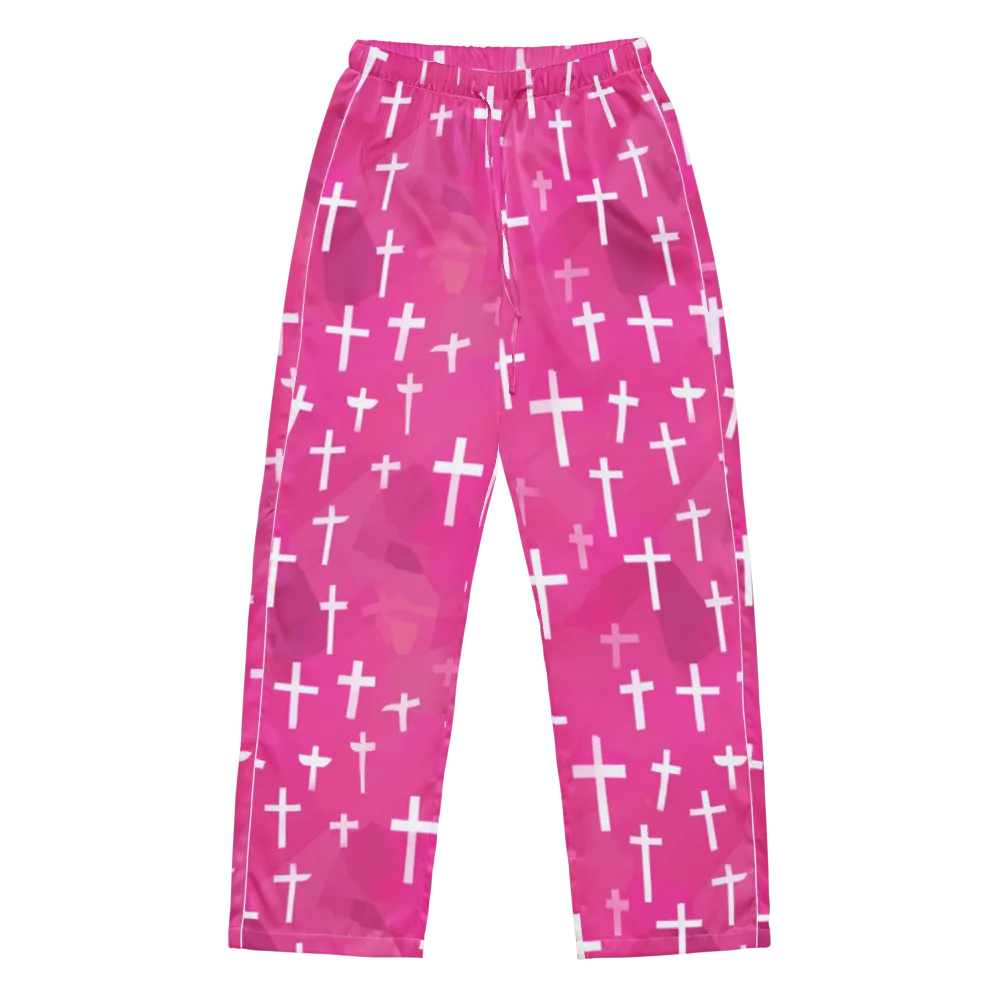 Neon Chapel on Women's Pajama Pants — Front