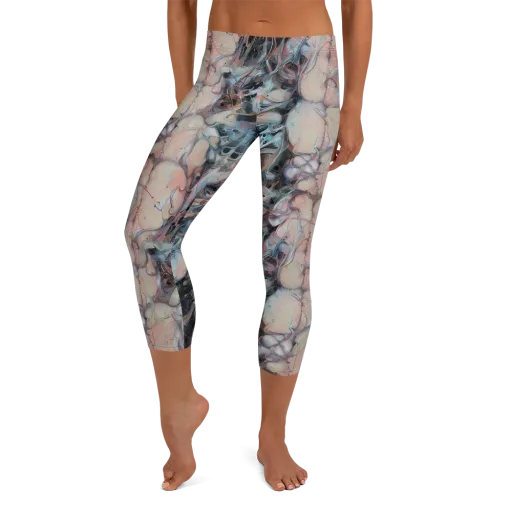 Daydream Cascade on a Capri Leggings