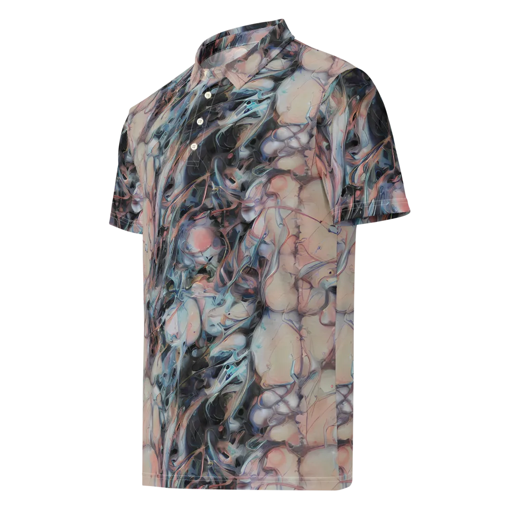 Daydream Cascade on Men's Slim Fit Polo Shirt — Left Front
