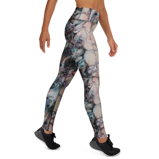 Daydream Cascade on a Yoga Leggings