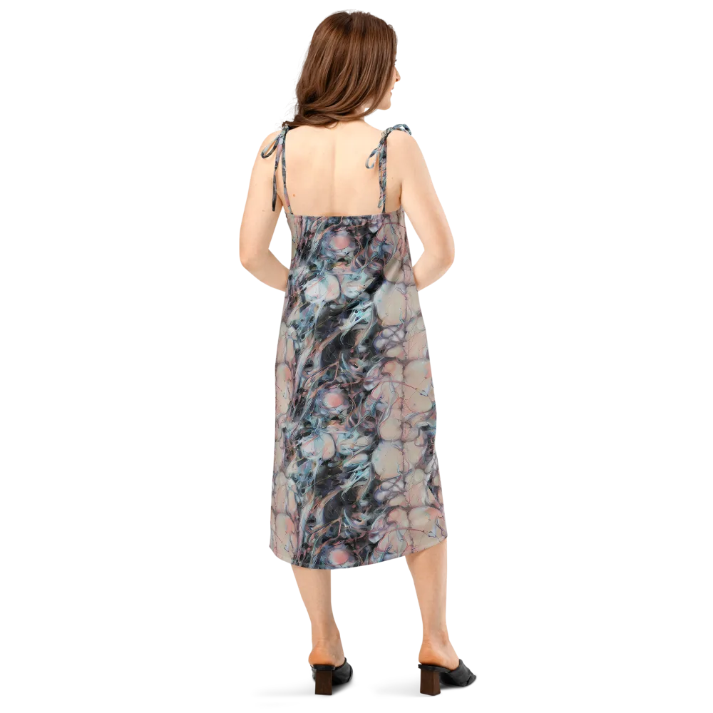 Daydream Cascade on Slip Dress — Back