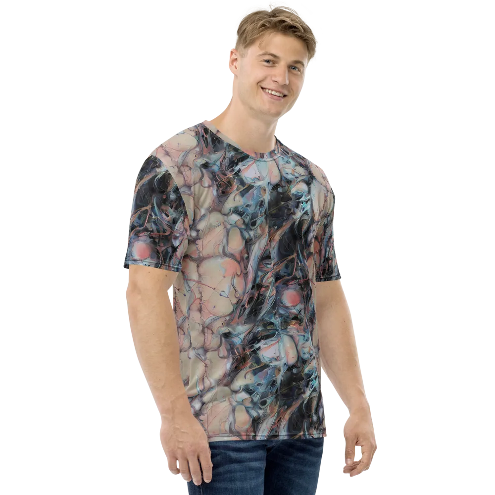 Daydream Cascade on Men's Crew Neck T-Shirt — Right