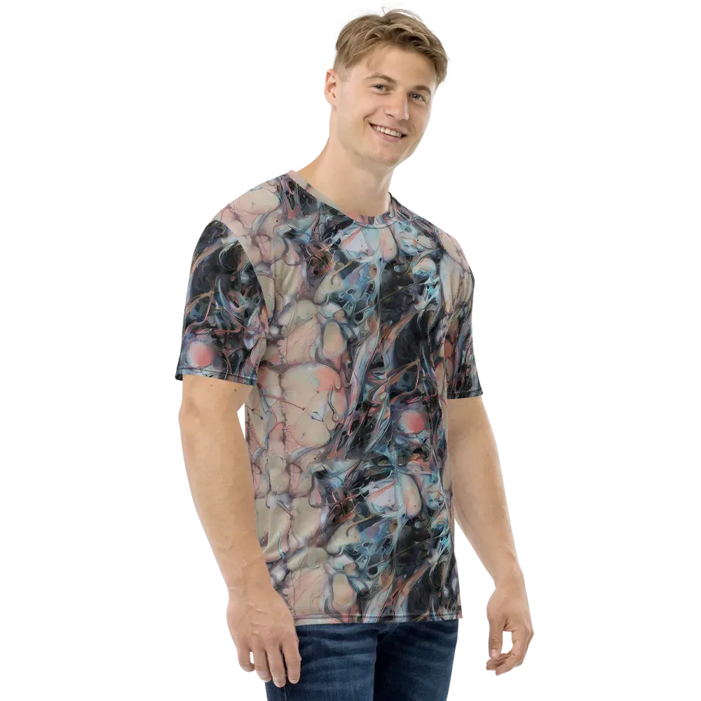 Daydream Cascade on Men's Crew Neck T-Shirt — Right