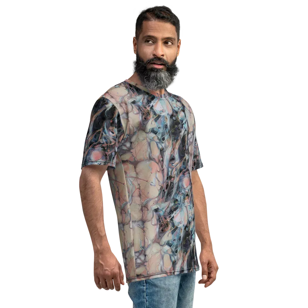 Daydream Cascade on Men's Crew Neck T-Shirt — Right