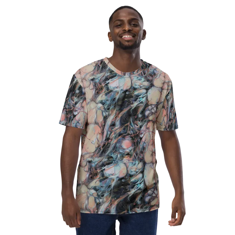 Daydream Cascade on Men's Crew Neck T-Shirt — Front