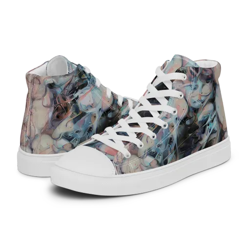 Daydream Cascade on a Men's High Top Canvas Shoes