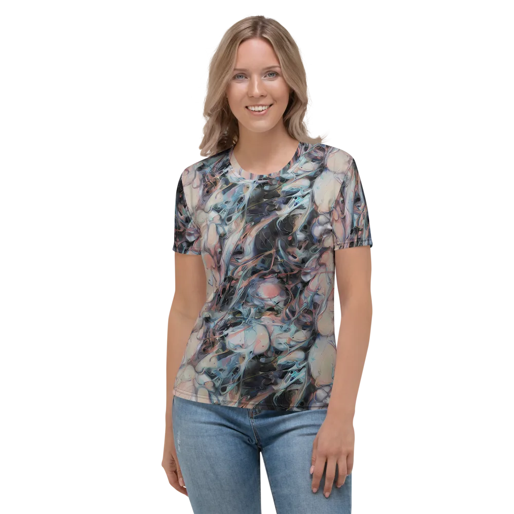 Daydream Cascade on Women's Crew Neck T-Shirt — Front