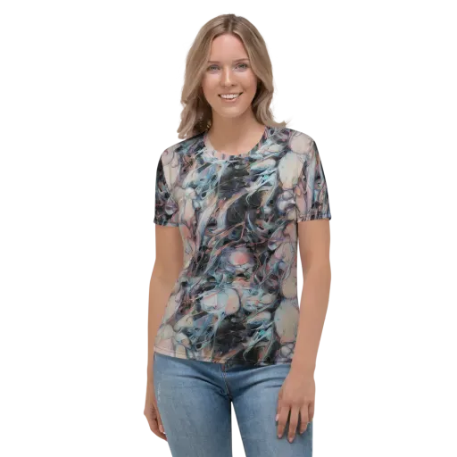 Daydream Cascade on a Women's Crew Neck T-Shirt