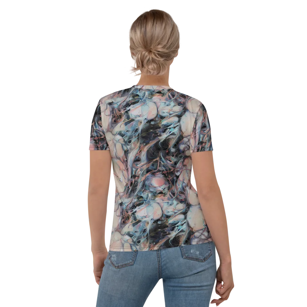 Daydream Cascade on Women's Crew Neck T-Shirt — Back