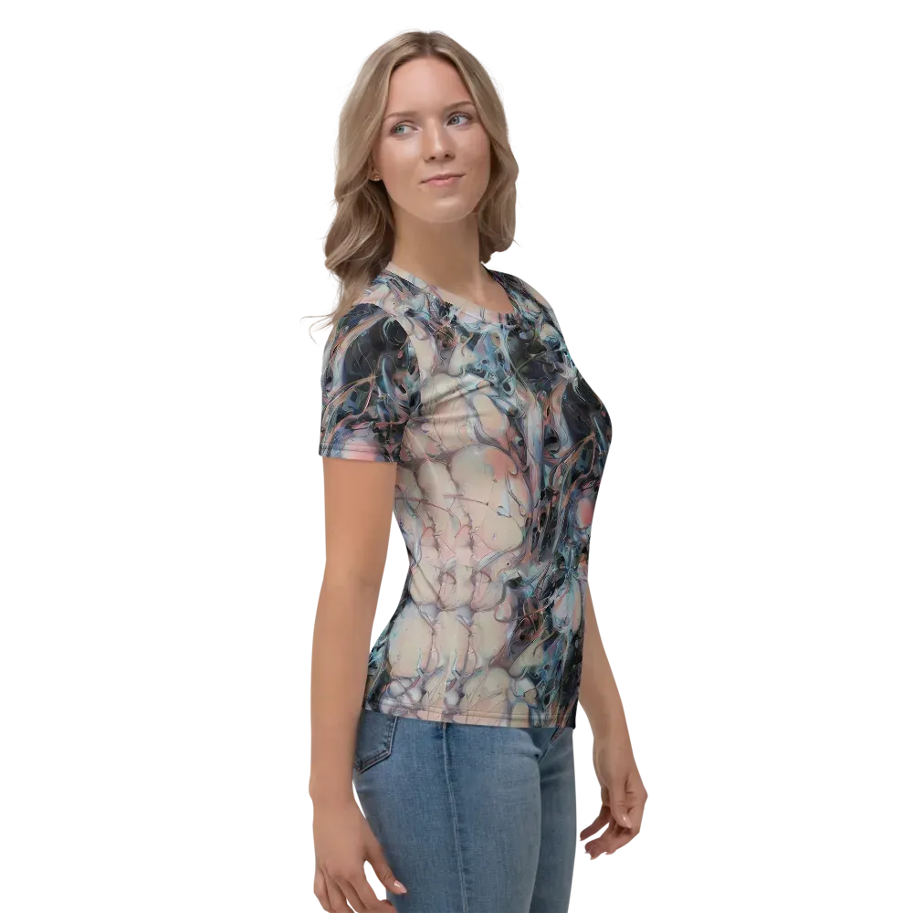 Daydream Cascade on Women's Crew Neck T-Shirt — Right