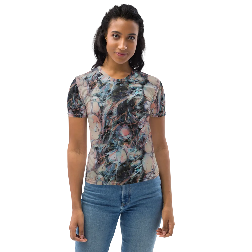 Daydream Cascade on Women's Crew Neck T-Shirt — Front