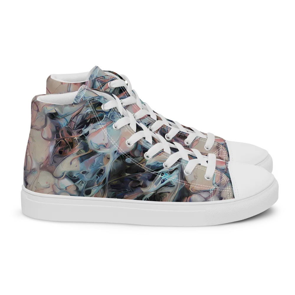 Daydream Cascade on Women's High Top Canvas Shoes — Right