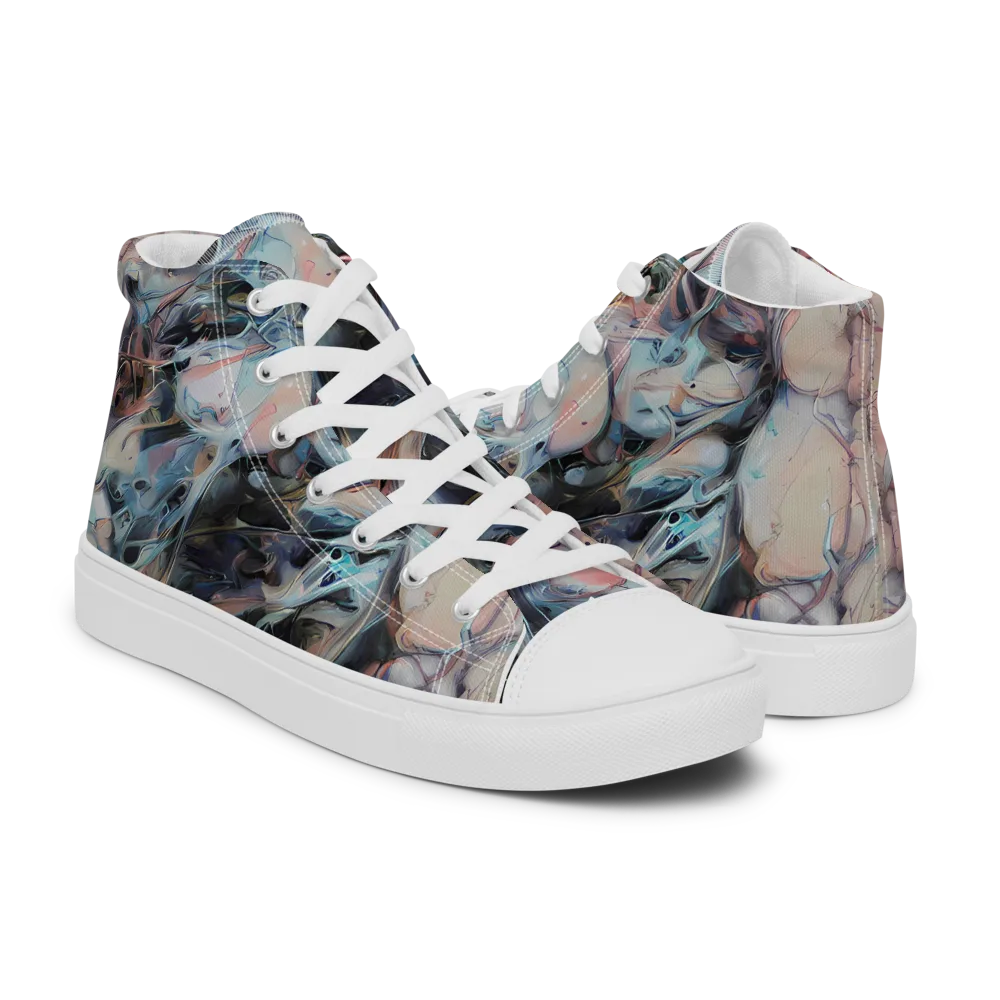 Daydream Cascade on Women's High Top Canvas Shoes — Right