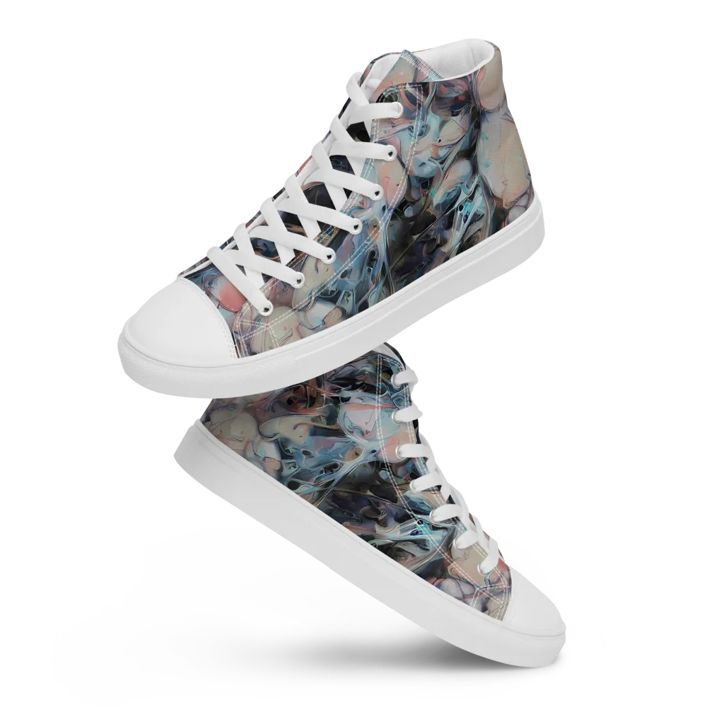 Daydream Cascade on Women's High Top Canvas Shoes — Front