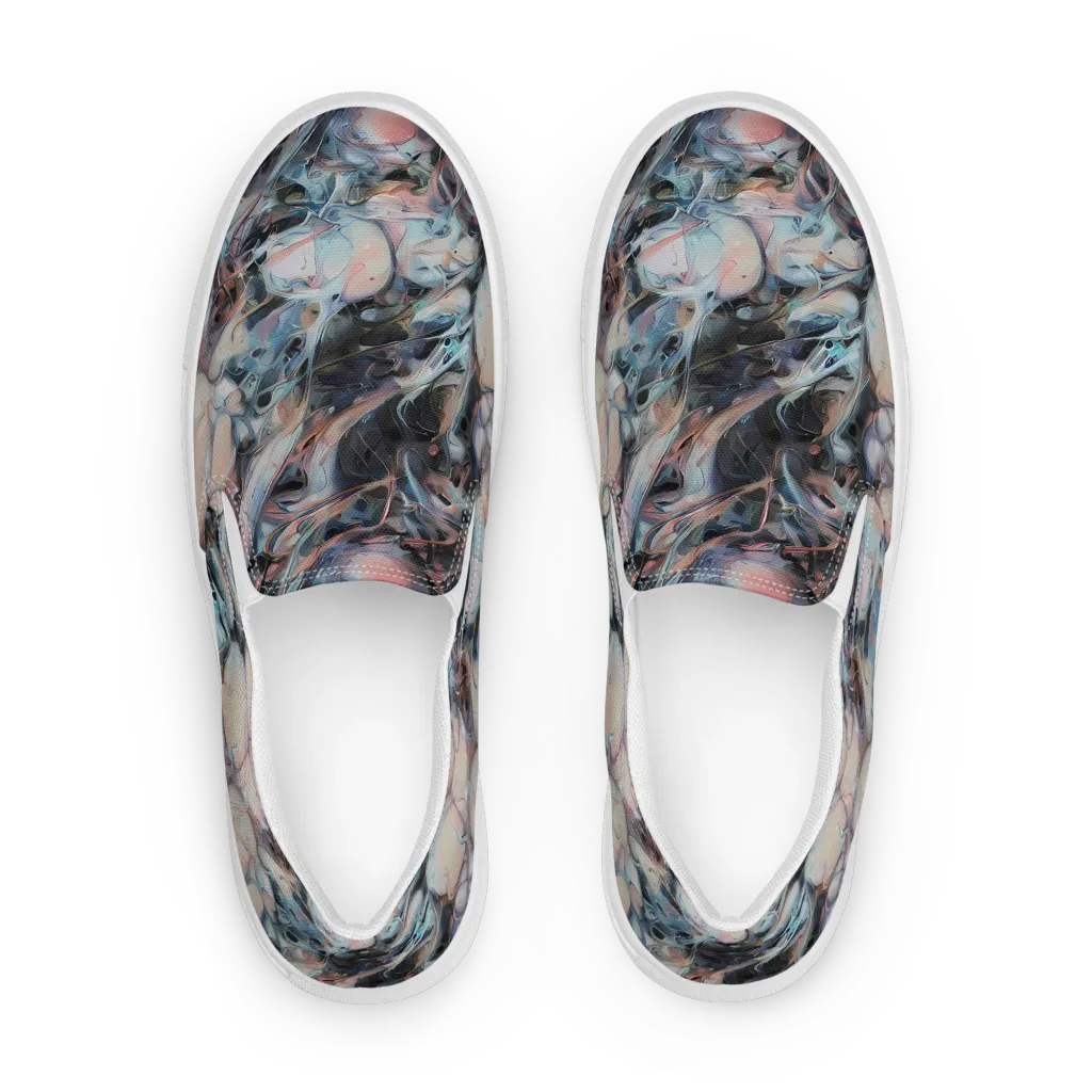 Daydream Cascade on Men's Slip-On Canvas Shoes — Front