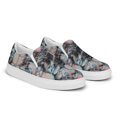 Daydream Cascade on a Men's Slip-On Canvas Shoes