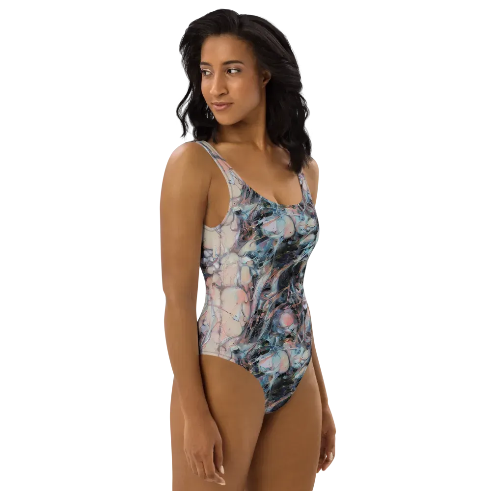 Daydream Cascade on One-Piece Swimsuit — Right