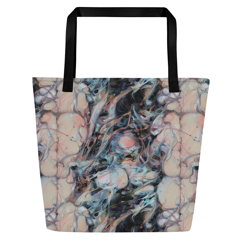 Daydream Cascade on Large Tote Bag W/ Pocket — Front