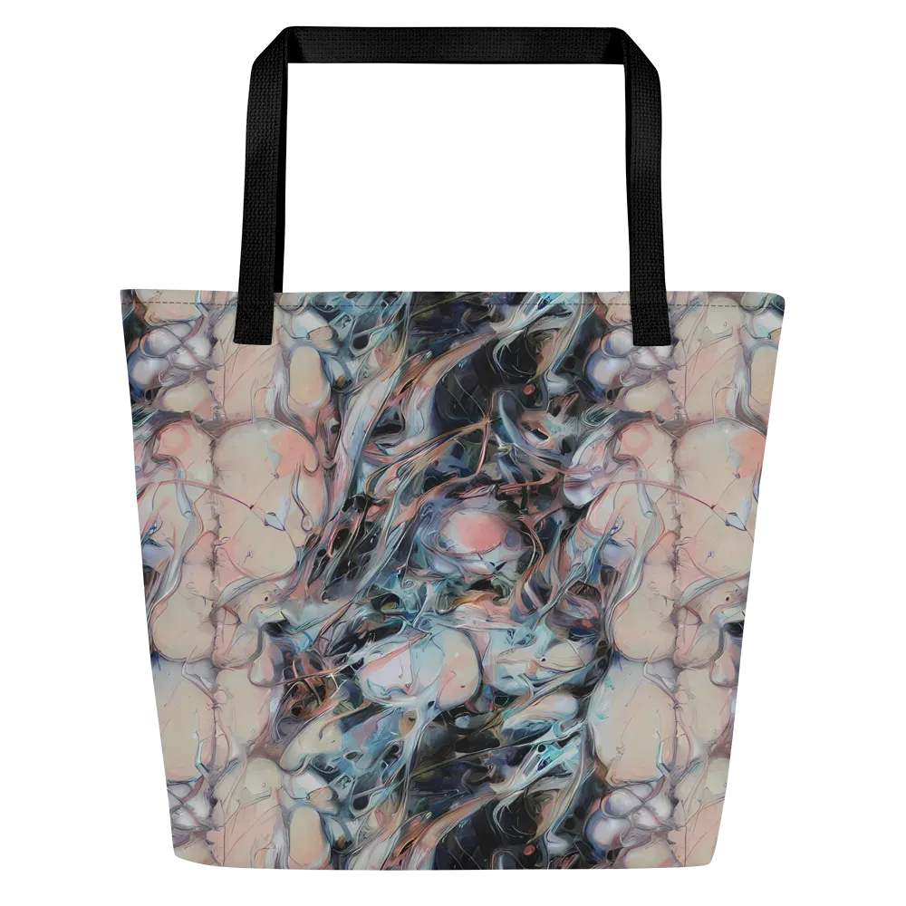 Daydream Cascade on Large Tote Bag W/ Pocket — Front