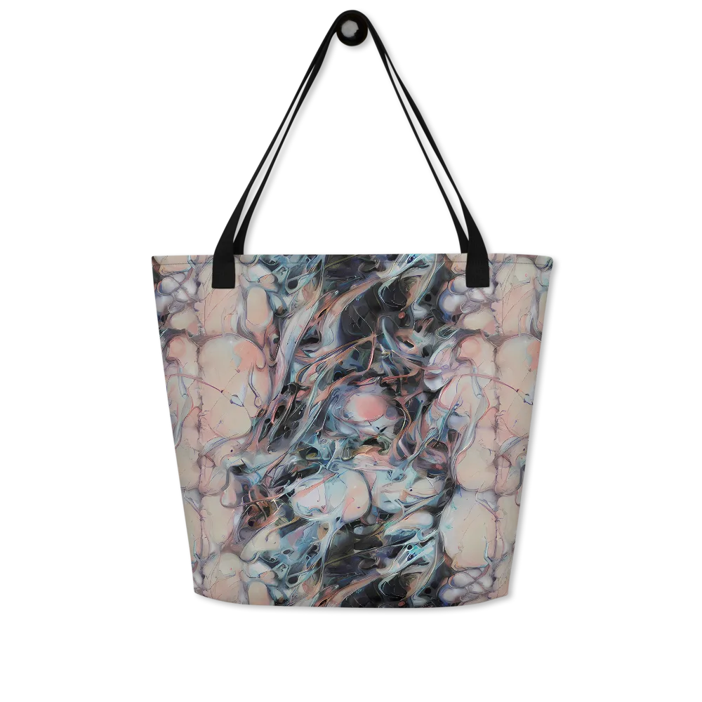 Daydream Cascade on Large Tote Bag W/ Pocket — Front
