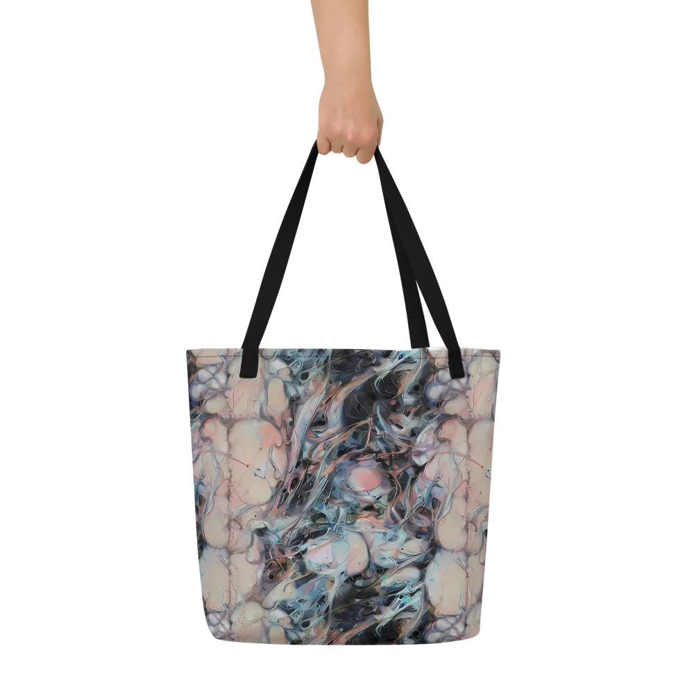 Daydream Cascade on Large Tote Bag W/ Pocket — Front