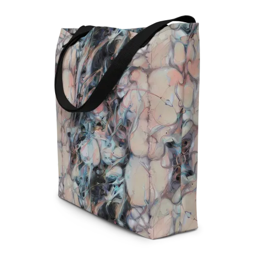 Daydream Cascade on a Large Tote Bag W/ Pocket