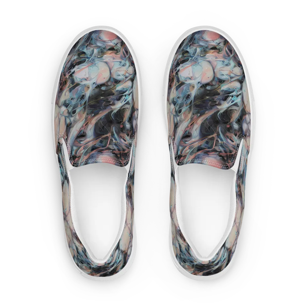 Daydream Cascade on Women's Slip-On Canvas Shoes — Front