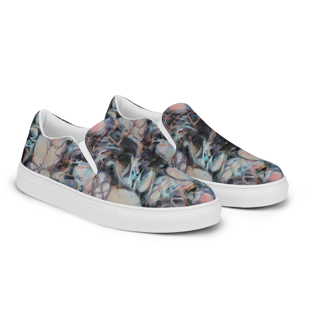 Daydream Cascade on Women's Slip-On Canvas Shoes — Right Front