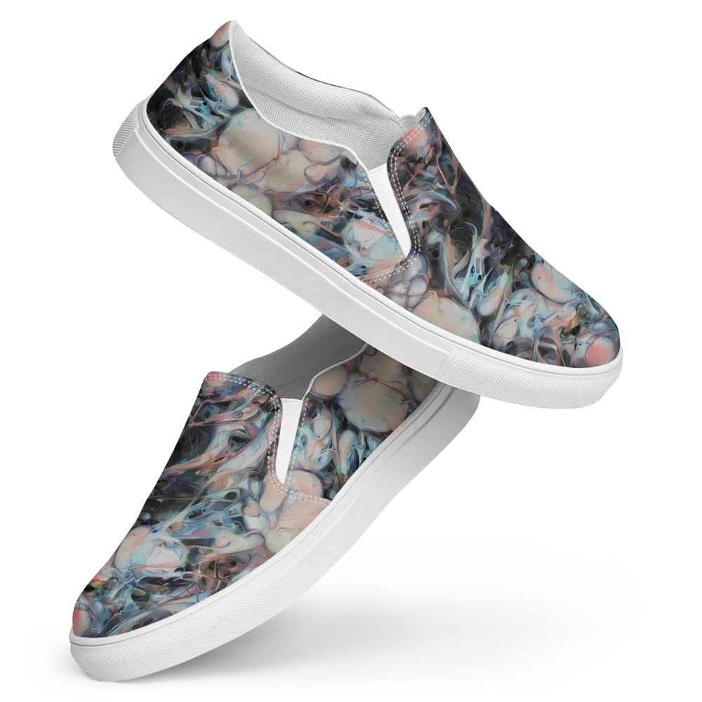 Daydream Cascade on Women's Slip-On Canvas Shoes — Front