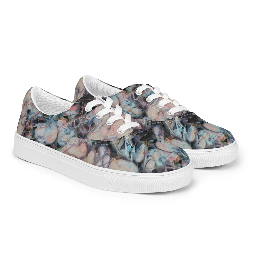 Daydream Cascade on Men's Lace-Up Canvas Shoes — Right Front