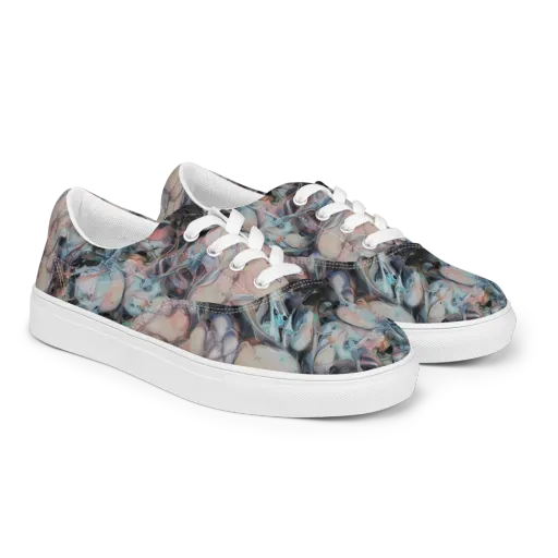 Daydream Cascade on a Men's Lace-Up Canvas Shoes