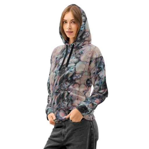 Daydream Cascade on a Cotton Hoodie