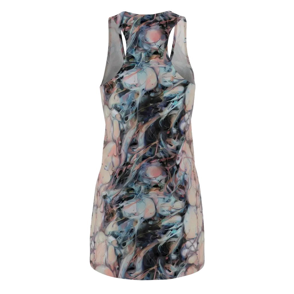 Daydream Cascade on Racerback Dress — Back