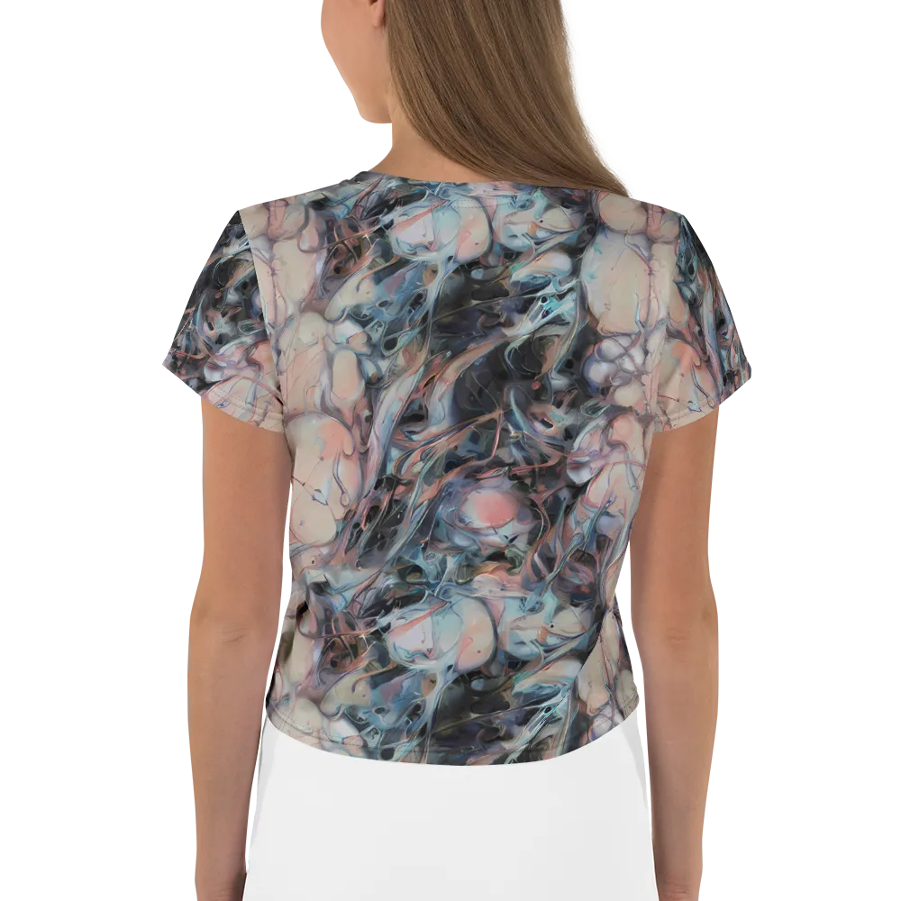 Daydream Cascade on Crop Tee — Back