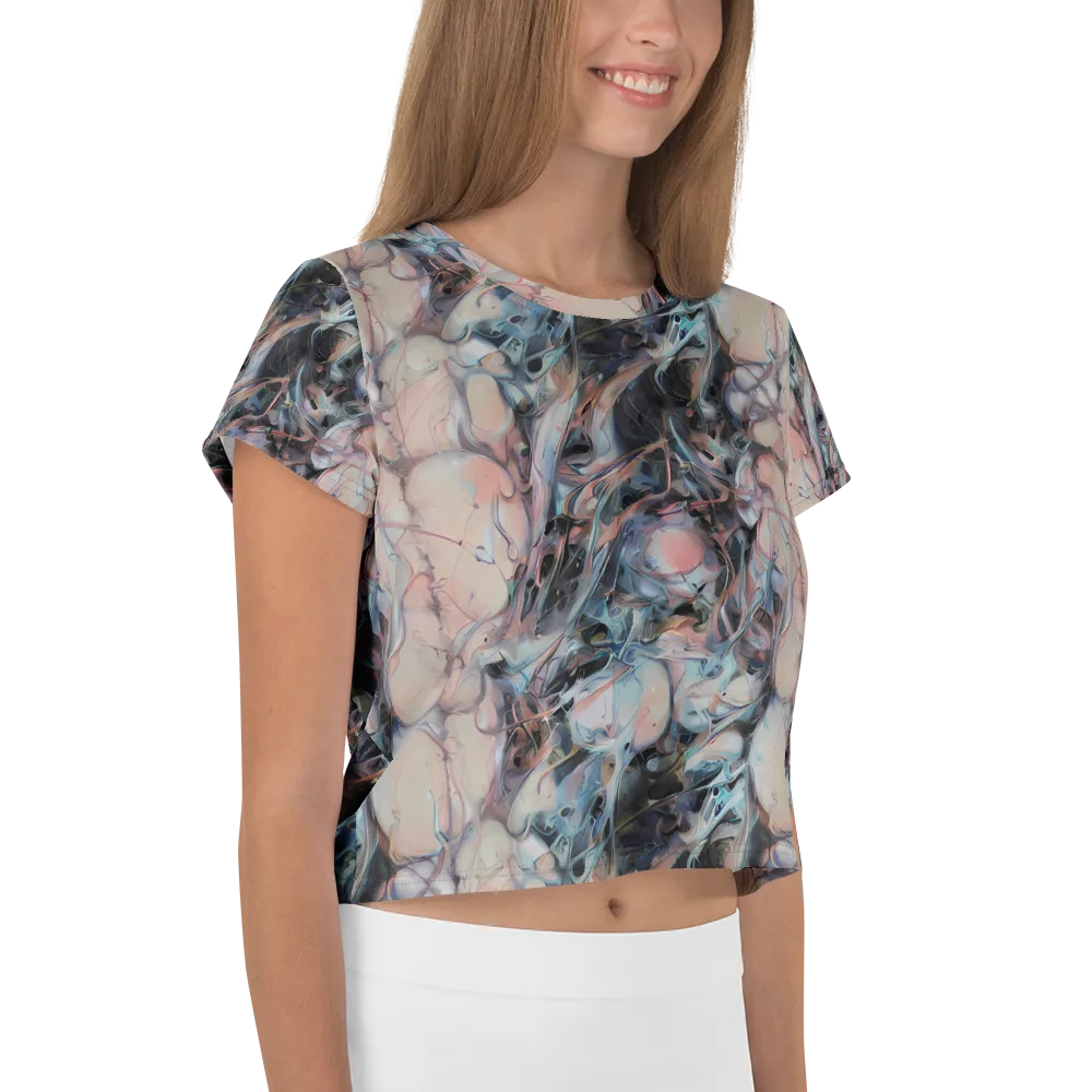 Daydream Cascade on Crop Tee — Right