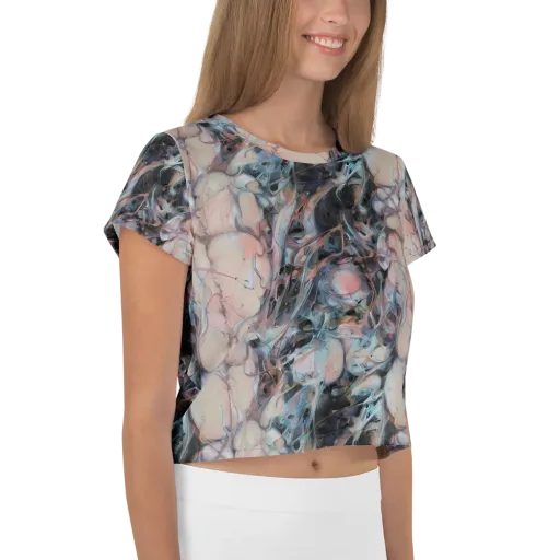 Daydream Cascade on a Crop Tee