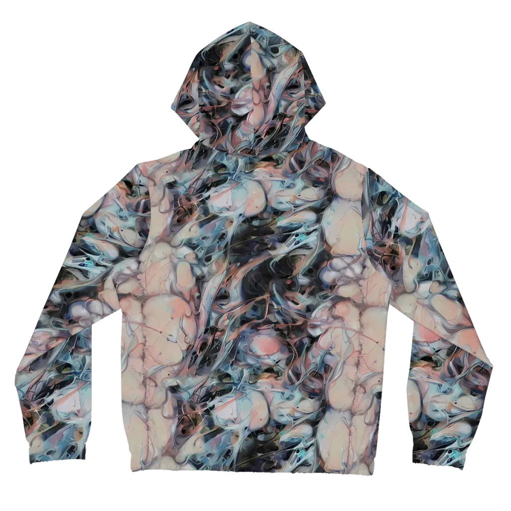 Daydream Cascade on Women's Full-Zip Hoodie — Back