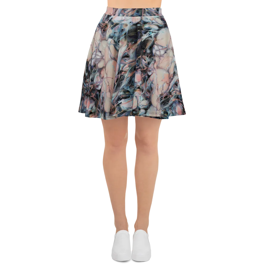 Daydream Cascade on Skater Skirt — Front