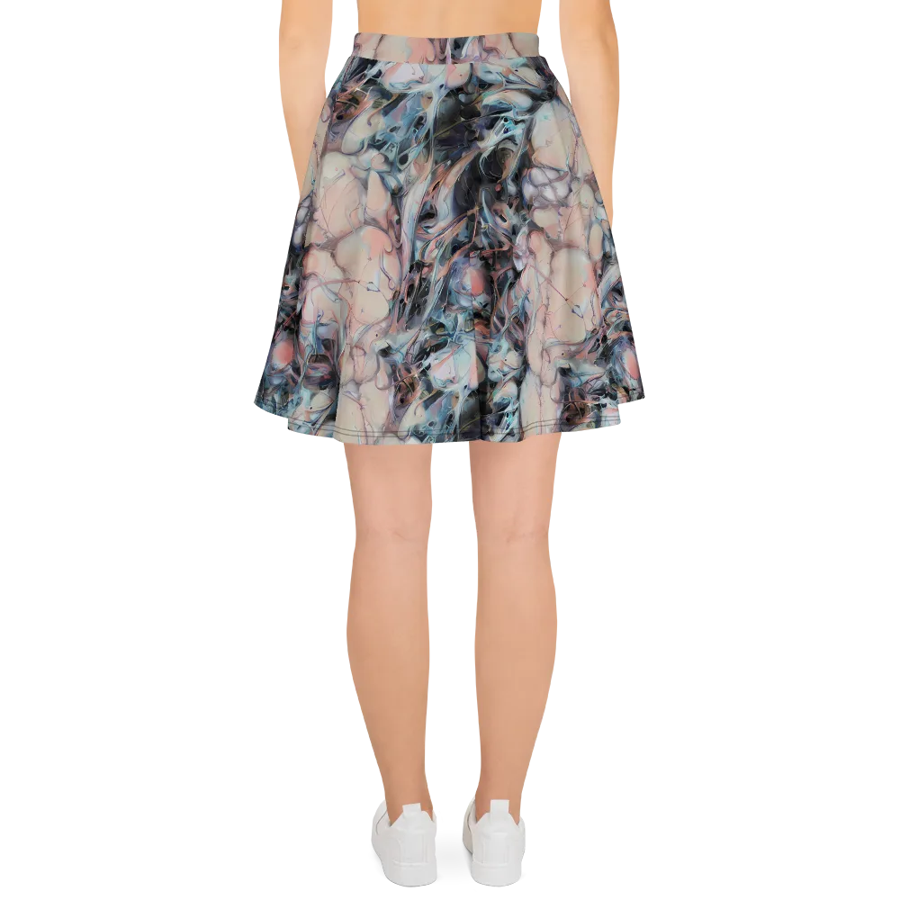 Daydream Cascade on Skater Skirt — Back