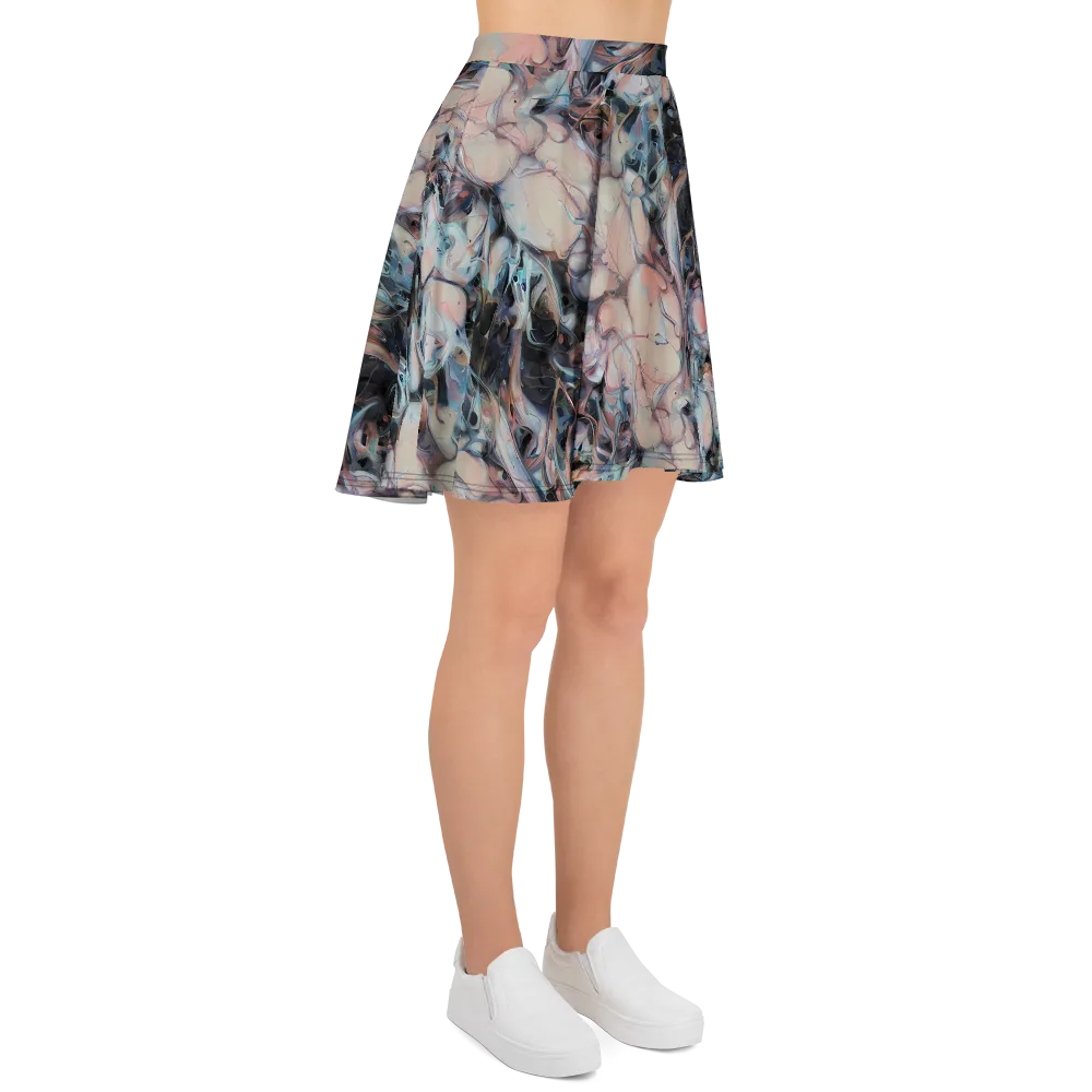 Daydream Cascade on Skater Skirt — Right