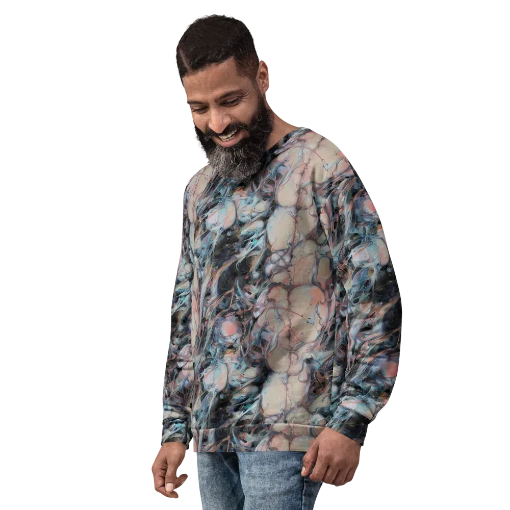 Daydream Cascade on Sweatshirt — Left Front