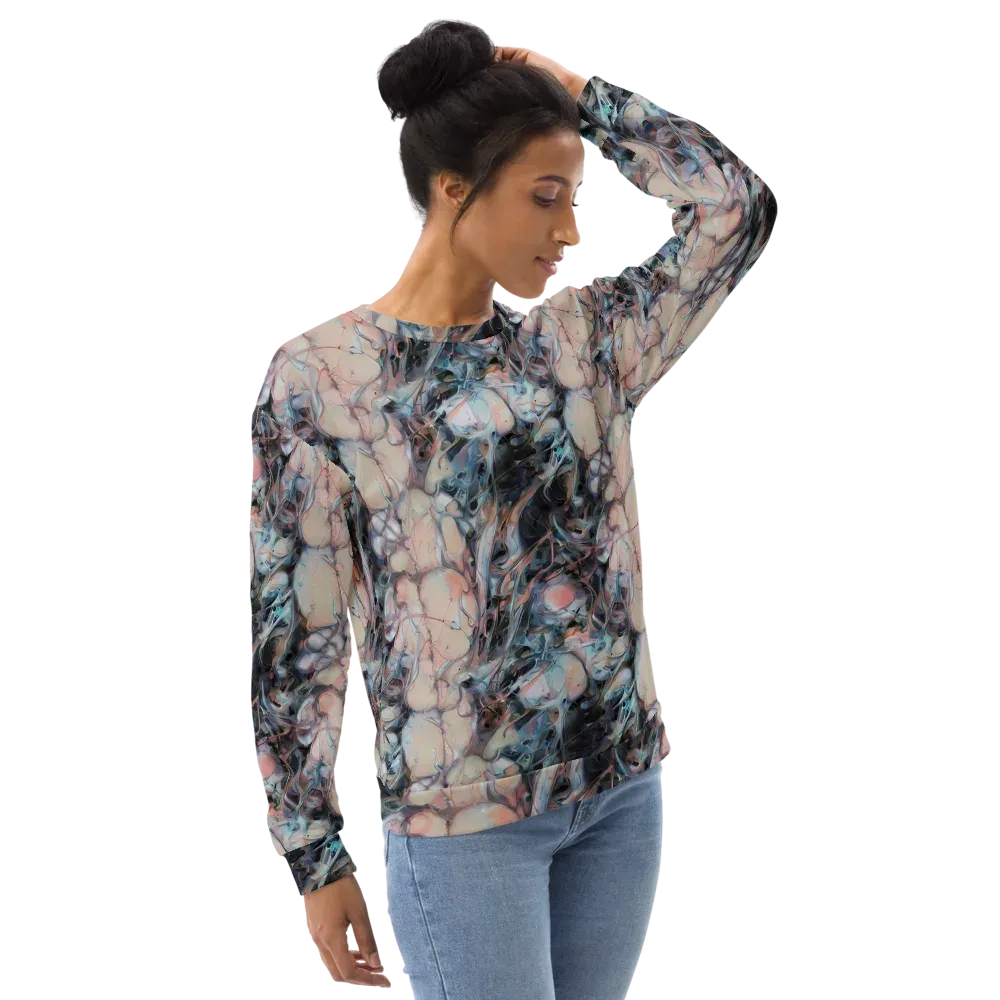 Daydream Cascade on Sweatshirt — Right Front
