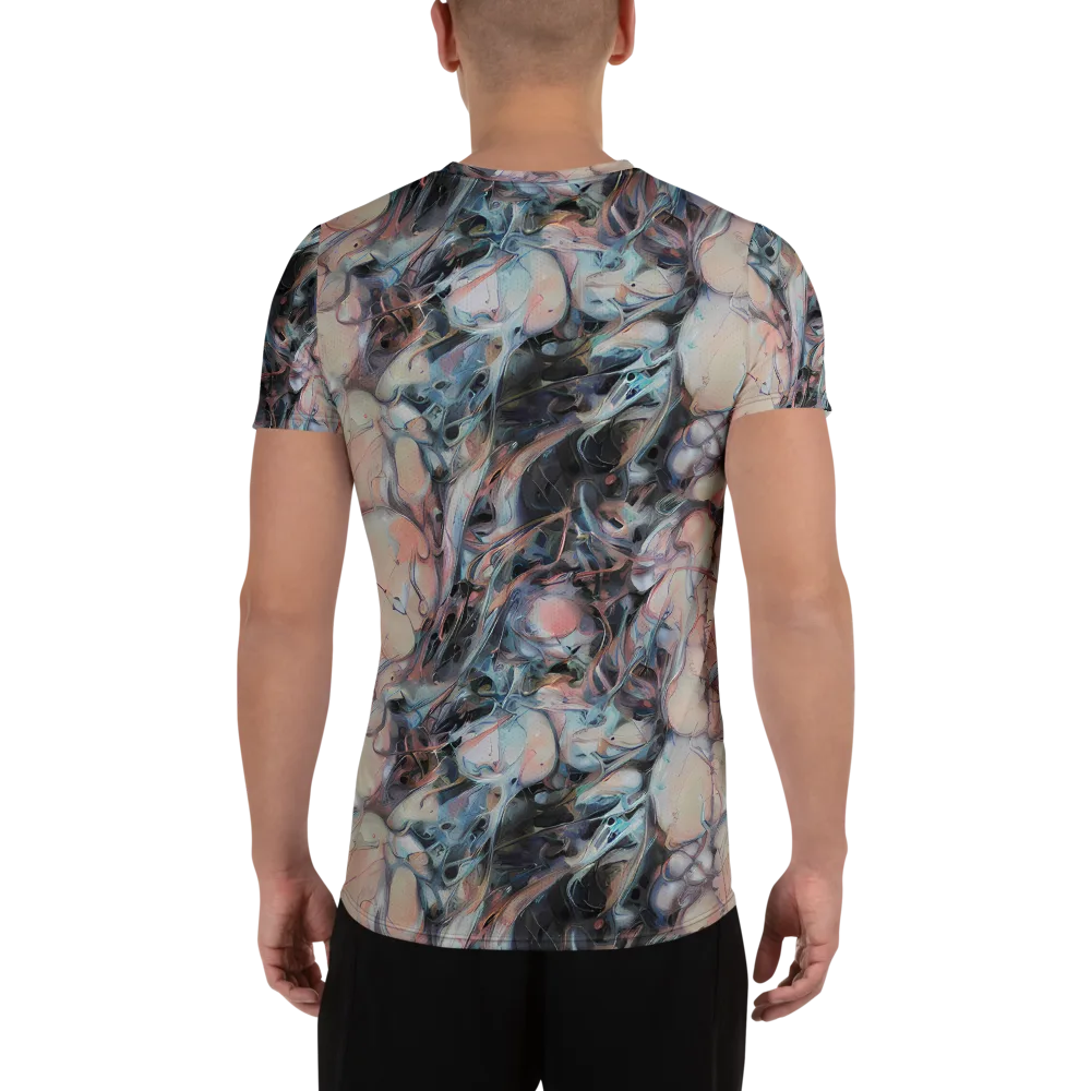 Daydream Cascade on Men's Athletic T-Shirt — Back