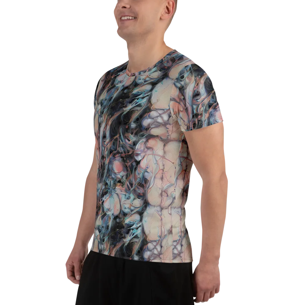 Daydream Cascade on Men's Athletic T-Shirt — Left